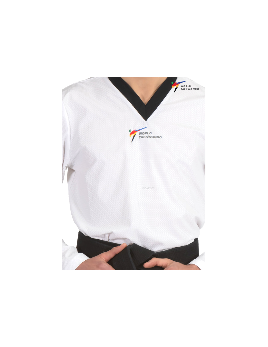 WT Dry Tech Competition Uniform Black Collar*++*WT Style Competition Dobok